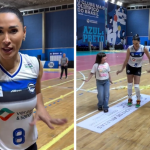 Non Stop mostra a bicampeã olímpica Jaqueline passando a coreografia das “Maravicherrys” para Juju e Lívia.